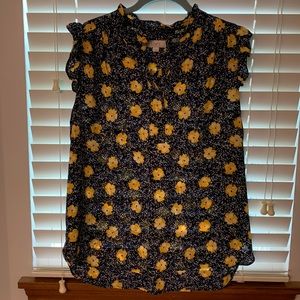 Loft floral blouse